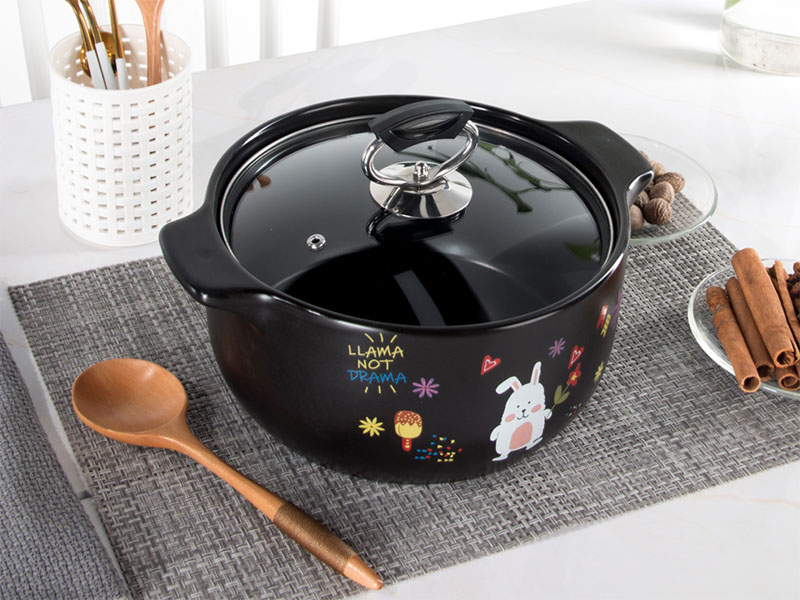 Stewed Pot - Black Cartoon